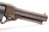SCARCE Antique JAMES WARNER .28 Percussion Pocket Revolver CIVIL WAR EraSPRINGFIELD, MASSACHUSETTS Mfg. Pocket Revolver - 3 of 18