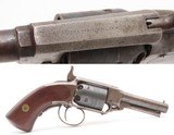 SCARCE Antique JAMES WARNER .28 Percussion Pocket Revolver CIVIL WAR EraSPRINGFIELD, MASSACHUSETTS Mfg. Pocket Revolver - 1 of 18
