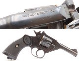 British WEBLEY Mark IV .38/200 DOUBLE ACTION Revolver C&R w/1940 HOLSTER1951-53 mfr. Post-WORLD WAR II Top Break Revolver - 1 of 22