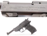 Early 1960s West German WALTHER P38 9mm Semi-Automatic MILITARY Pistol C&RPattern used by the GERMAN MILITARY in WORLD WAR II