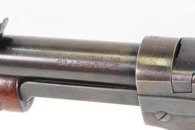 WINCHESTER Standard Model 06 .22 RF Slide Action TAKEDOWN Rifle C&R PLINKER Standard Model in .22 Short, Long, and Long Rifle - Image 23 of 25