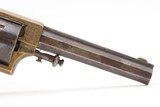 Engraved NEW YORK EAGLE ARMS 1860s PLANTS Front Loading Cup Primed Revolver Antique CIVIL WAR ERA .30 Cal. Spur Trigger Sidearm - 14 of 19