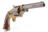 Engraved NEW YORK EAGLE ARMS 1860s PLANTS Front Loading Cup Primed Revolver Antique CIVIL WAR ERA .30 Cal. Spur Trigger Sidearm - 10 of 19