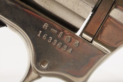 1960s 9-SHOT HIGH STANDARD R103 Sentinel .22 S, L, LR Revolver NICKEL C&R With Original Matching Box! - Image 8 of 20
