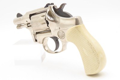 1960s 9-SHOT HIGH STANDARD R103 Sentinel .22 S, L, LR Revolver NICKEL C&R With Original Matching Box! - Image 20 of 20