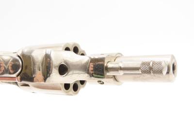 1960s 9-SHOT HIGH STANDARD R103 Sentinel .22 S, L, LR Revolver NICKEL C&R With Original Matching Box! - Image 9 of 20