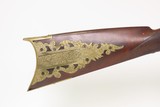 BALTIMORE, MD C.C. O’BRIEN Antique AMERICAN Half Stock LONG RIFLEPre-CIVIL WAR Era GAME GETTING .31 Caliber - 6 of 25