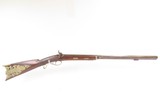 BALTIMORE, MD C.C. O’BRIEN Antique AMERICAN Half Stock LONG RIFLEPre-CIVIL WAR Era GAME GETTING .31 Caliber - 2 of 25