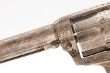 1905 ENGRAVED, SILVER PLATED COLT Bisley SAA .32-20 WCF Revolver C&R CARVED EAGLE & SNAKE IVORY GRIPS - Image 11 of 25