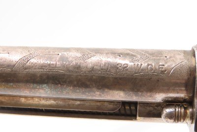 1905 ENGRAVED, SILVER PLATED COLT Bisley SAA .32-20 WCF Revolver C&R CARVED EAGLE & SNAKE IVORY GRIPS - Image 18 of 25