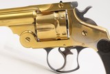c1880s mfr. GOLD PLATED Antique SMITH & WESSON .44 “FRONTIER”.44-40 WCFDOUBLE ACTION .44 WINCHESTER CENTER FIRE - 16 of 19