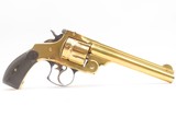 c1880s mfr. GOLD PLATED Antique SMITH & WESSON .44 “FRONTIER”.44-40 WCFDOUBLE ACTION .44 WINCHESTER CENTER FIRE - 2 of 19