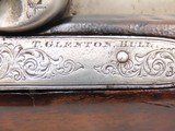 BANK NOTE ENGRAVED English GLENTON Antique SILVER INLAID Percussion PistolBritish SELF DEFENSE Pistol Made Circa 1840 - Image 6 of 18
