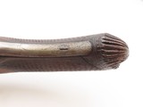 BANK NOTE ENGRAVED English GLENTON Antique SILVER INLAID Percussion PistolBritish SELF DEFENSE Pistol Made Circa 1840 - Image 12 of 18