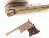 Antique REMINGTON No. 1 Saw Handle “Vest Pocket” .22 DERINGER Pocket Pistol 1 of 17,000 Made During Production Run - 1 of 17
