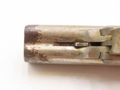 Civil War Era REMINGTON-ELLIOT Antique RING TRIGGER .32 RF PEPPERBOX Pistol 4-Shot RIVERBOAT GAMBLER’S Derringer Pistol - Image 13 of 18
