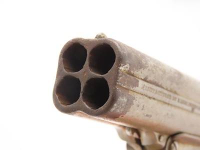 Civil War Era REMINGTON-ELLIOT Antique RING TRIGGER .32 RF PEPPERBOX Pistol 4-Shot RIVERBOAT GAMBLER’S Derringer Pistol - Image 7 of 18
