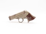 Civil War Era REMINGTON-ELLIOT Antique RING TRIGGER .32 RF PEPPERBOX Pistol 4-Shot RIVERBOAT GAMBLER’S Derringer Pistol - Image 2 of 18