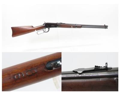 BRANDED 1920 WINCHESTER M94 Lever Action .38-55 WCF C&R Saddle Ring CARBINE Classic REPEATER Made in New Haven, Connecticut - Image 1 of 23