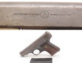 Deutsche Werke ORTGIES 6.35mm Hammerless SEMI-AUTO Pistol C&R w/EXTRA MAGType Pistol Given to EVA BRAUN by the Führer - 1 of 21
