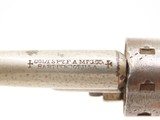 1874 mfr. Antique COLT “OPEN TOP” .22 RF SA Self Defense POCKET RevolverColt’s Answer to Smith & Wesson’s No. 1 Revolver - 9 of 19