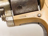 1874 mfr. Antique COLT “OPEN TOP” .22 RF SA Self Defense POCKET RevolverColt’s Answer to Smith & Wesson’s No. 1 Revolver - 6 of 19