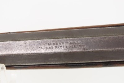 CIVIL WAR Era Antique ALLEN & WHEELOCK .42 RF DROP BREECH Single Shot Rifle SCARCE; 1 of less than 2,000 FALLING BLOCK Rifles - Image 15 of 23