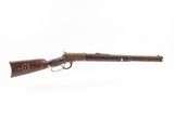 TACK DECORATED Antique WINCHESTER M1892 .44-40 WCF REPEATING Rifle FRONTIER Classic Lever Action Made in 1894 - 2 of 25