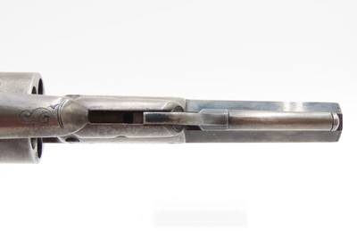 GUSTAVE YOUNG ENGRAVED Antique COLT 1855 ROOT Sidehammer Revolver CASEDPERCUSSION .28 Caliber Revolver w/ACCESSORIES - Image 13 of 20