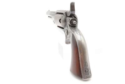 GUSTAVE YOUNG ENGRAVED Antique COLT 1855 ROOT Sidehammer Revolver CASEDPERCUSSION .28 Caliber Revolver w/ACCESSORIES - Image 20 of 20