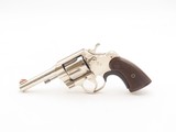 1950 COLT “OFFICIAL POLICE” .38 Special Double Action C&R Revolver NICKELED Revolver Used by POLICE FORCES and the US Military - 2 of 19