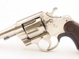 1950 COLT “OFFICIAL POLICE” .38 Special Double Action C&R Revolver NICKELED Revolver Used by POLICE FORCES and the US Military - 4 of 19