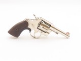 1950 COLT “OFFICIAL POLICE” .38 Special Double Action C&R Revolver NICKELED Revolver Used by POLICE FORCES and the US Military - 16 of 19