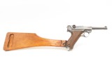 WORLD WAR I Dated DWM Imperial German LUGER P.08 Pistol C&R SHOULDER STOCK1914 “GREAT WAR” Dated SEMI-AUTO Military Sidearm - Image 15 of 23