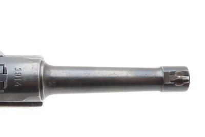WORLD WAR I Dated DWM Imperial German LUGER P.08 Pistol C&R SHOULDER STOCK1914 “GREAT WAR” Dated SEMI-AUTO Military Sidearm - Image 3 of 23