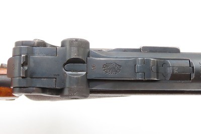 WORLD WAR I Dated DWM Imperial German LUGER P.08 Pistol C&R SHOULDER STOCK1914 “GREAT WAR” Dated SEMI-AUTO Military Sidearm - Image 20 of 23