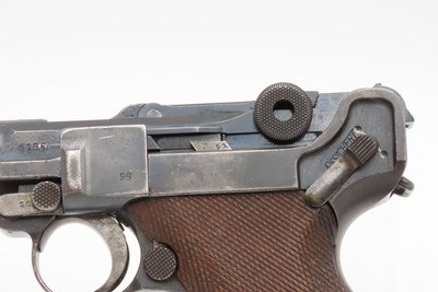 WORLD WAR I Dated DWM Imperial German LUGER P.08 Pistol C&R SHOULDER STOCK1914 “GREAT WAR” Dated SEMI-AUTO Military Sidearm - Image 2 of 23