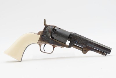 Pre-CIVIL WAR Antique COLT 1849 Percussion POCKET Revolver CASED & ENGRAVED WILD WEST|FRONTIER SIX-SHOOTER With ACCESSORIES - Image 3 of 18