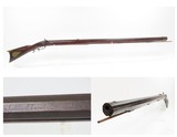 VIRGINIA Antique JOHN STANLEY Full Stock .54 Caliber LONG RIFLE Dated 1849Antebellum Era Made in the BLUE RIDGE MOUNTAINS - Image 1 of 25