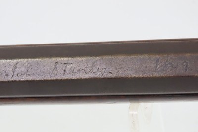 VIRGINIA Antique JOHN STANLEY Full Stock .54 Caliber LONG RIFLE Dated 1849Antebellum Era Made in the BLUE RIDGE MOUNTAINS - Image 21 of 25