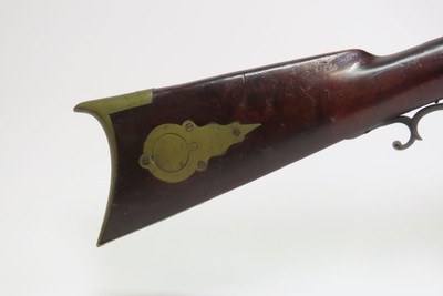VIRGINIA Antique JOHN STANLEY Full Stock .54 Caliber LONG RIFLE Dated 1849Antebellum Era Made in the BLUE RIDGE MOUNTAINS - Image 7 of 25