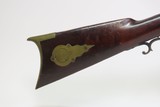 VIRGINIA Antique JOHN STANLEY Full Stock .54 Caliber LONG RIFLE Dated 1849Antebellum Era Made in the BLUE RIDGE MOUNTAINS - Image 7 of 25