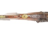 GERMANIC Antique Mid-1800s Percussion JAEGER Hunting/Sporting TARGET RifleFULL STOCK Rifle w/BRASS FURNITURE & CARVED STOCK - 16 of 25