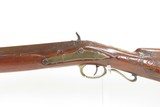 GERMANIC Antique Mid-1800s Percussion JAEGER Hunting/Sporting TARGET RifleFULL STOCK Rifle w/BRASS FURNITURE & CARVED STOCK - 22 of 25