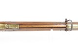 GERMANIC Antique Mid-1800s Percussion JAEGER Hunting/Sporting TARGET RifleFULL STOCK Rifle w/BRASS FURNITURE & CARVED STOCK - 9 of 25