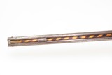E.W. COOK Antique SUPERPOSED Percussion SWIVEL BREECH Smooth DOUBLE RIFLELOCKPORT, NEW YORK 1853 Dated American SMOOTHBORE - 20 of 25
