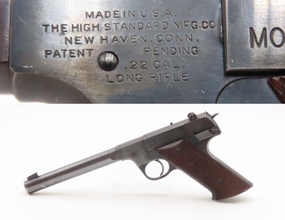 1948 mfr. HIGH STANDARD Model H-D “MILITARY” .22 LR Semi-Auto Pistol C&RWith a Reputation for RELIABILITY and ACCURACY - Image 1 of 19