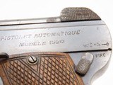 Belgian PIEPER M1920 .25 ACP Semi-Automatic Self Defense POCKET Pistol C&RROARING TWENTIES 6.35mm Browning Self-Defense Pistol - 6 of 21