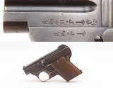 Belgian PIEPER M1920 .25 ACP Semi-Automatic Self Defense POCKET Pistol C&RROARING TWENTIES 6.35mm Browning Self-Defense Pistol - 1 of 21