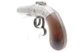 GOLD RUSH Era ALLEN & THURBER Antique WORCHESTER Period PEPPERBOX RevolverENGRAVED First DA Revolving Percussion Pistol - 16 of 16